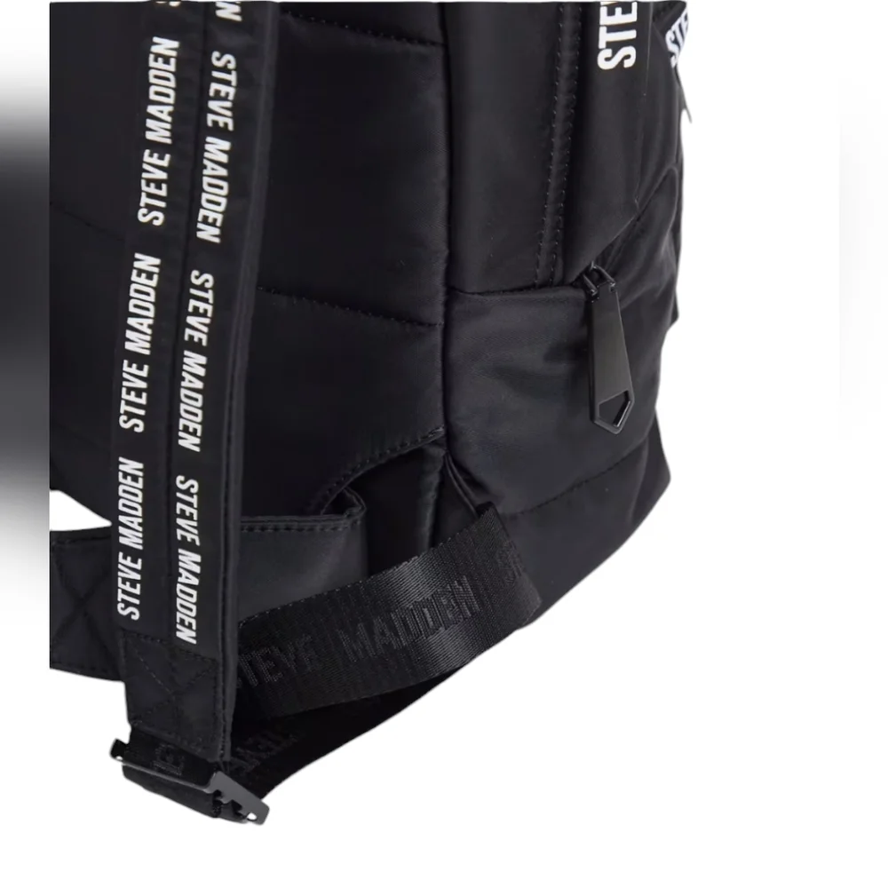 Steve Madden Ariaa Quilted Backpack in Black